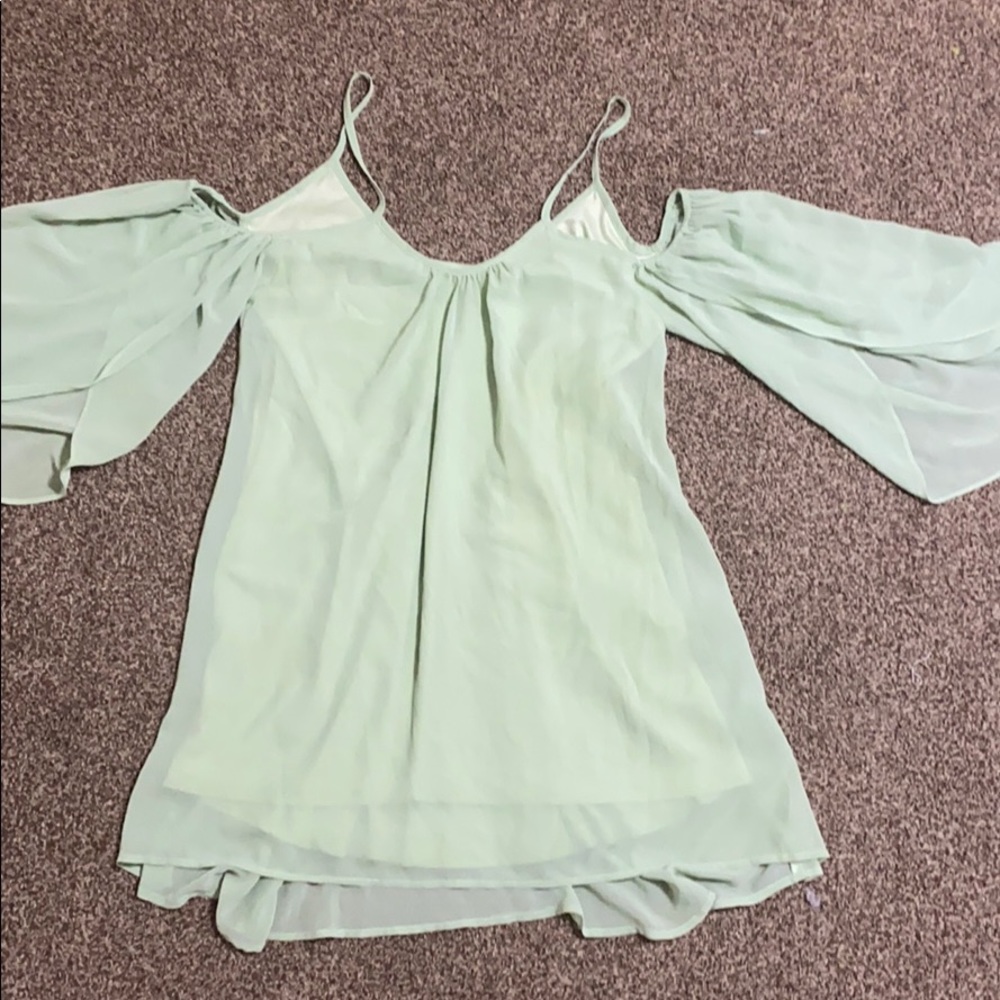 Light Green Baby Doll Dress